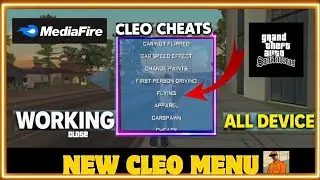 GTA SANANDREAS CLEO CHEAT MENU 👾| 2026 New method |  🎮