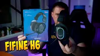 FIFINE AmpliGame  H6 RGB игровая гарнитура с микрофоном