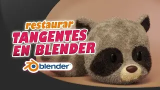 Restaurar tangentes en Blender