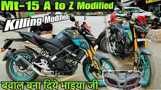Mt15 New Modification 🏍 akrapovic full system for Mt15 | New update for Mt15