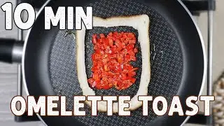 OMELETTE TOAST | BREAD OMELETTE RECIPE | QUICK AND EASY BREAKFAST