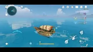 Going Inazuma to luyee through boat🤣🤣🤣