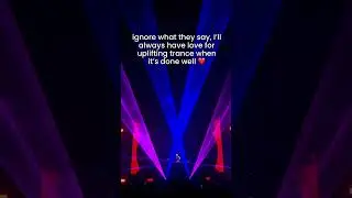 Uplifting trance when it's done well 😍 #electronicmusic #trance #lasers