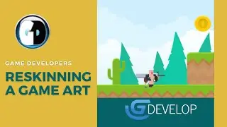 Gdevelop FREE VISUAL Game Engine: RESKINNING GAME ASSETS