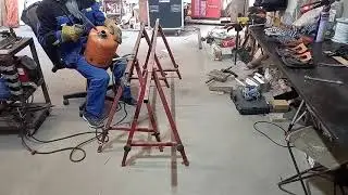 Freon cylinder sandblasting