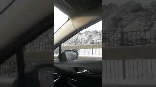 снег