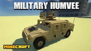 A MILITARY HUMVEE DESTROYS AN ENEMY - Minecraft
