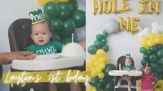 Layton's 1st Birthday | Hole-in-One Birthday Party