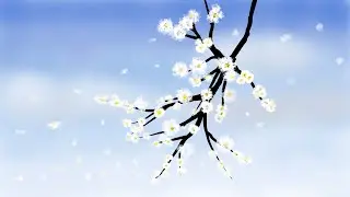 How to easy draw cherry blossom for beginners with paint3d