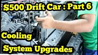 $500 Drift Mustang : Part 6 : New Radiator, High Flow Water Pump and Power Steering Pump Install