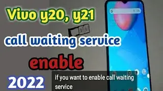 Vivo y20,y21 call waiting enable ll Vivo y20 कॉल waiting कैसे enable करें @TechnologyGyan