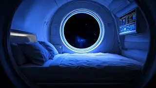 Spaceship Ambience | White Noise ASMR | Good Night