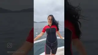 В Тайланде дождь 🌧️  между погружениями 🤿🐟 танцую на палубе