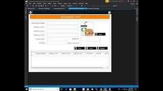 Fast Food Restaurant Management System in Vb | Part - 4 | Final year project | Flat design