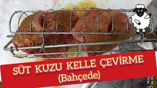 ‼️SÜT KUZU KELLE ÇEVİRME ‼️ / Meşhur Süt Kuzu Kelle / KELLE KIRDIK  💯 SCHAFSKOPF GRİLL