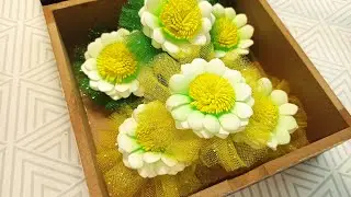 МК🌼 "Ромашки"🌼 резиночки из фоамирана#фоамиран  #своимируками #рукоделие #фотин