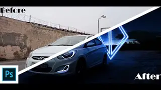 Neon Effect - Photoshop Tutorial | #1 Hyundai