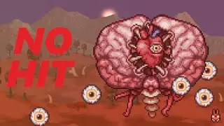Terraria Brain Of Cthulhu NO HIT Master Mode