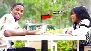 FLIRTING AT A JOB INTERVIEW 😍 *As A Homeless Man*
