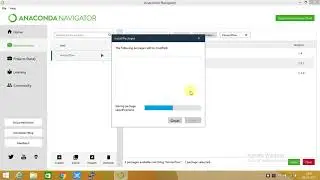 creating tensorflow environment and jupyter install with anaconda on windows