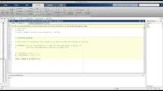MATLAB Video 25: Example 1 using meshgrid