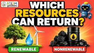 Classifying Renewable and Nonrenewable Resources | 3-D Questions from Steamspirations