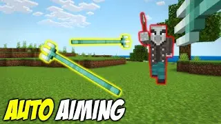 Auto Aiming Trident with Command Blocks!
