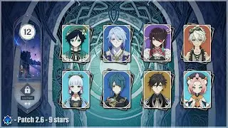 [2.6] - Genshin Impact - Abyss - Floor 12 / 9 stars - Ayato / Ayaka