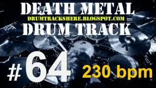 #64 DEATH METAL | DRUM TRACK 230 bpm