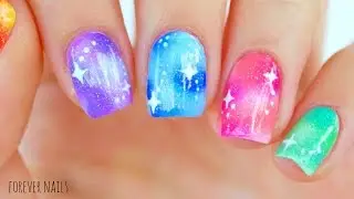 Rainbow Galaxy Nails