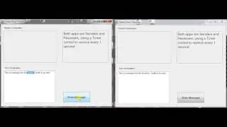 C# .net Chat Memory Mapped Files