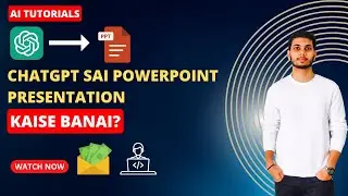 How to use Chatgpt to make a presentation ? #aitutorialforbeginners #chatgpt #powerpoint