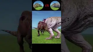 1000 Lvl Acrocanthosaurus VS Wild Giganotosaurus | ARK: Survival Ascended | 