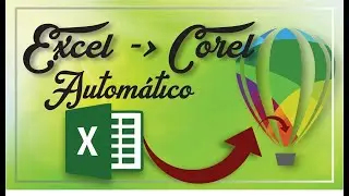 ✅  Fusión de impresión | Corel draw 🔹 (Exportar datos de Excel a Corel Draw automáticamente)🔹