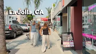 😎 Charming La Jolla Village [4k] 🌴 | Girard Ave, Prospect St | Shopping, Dining & Ocean Views 🛍️🏖️
