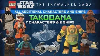 Lego Star Wars Skywalker Saga - Takodana All Additional Characters & Ships