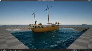 Saling Sandbox - Ship Buoyancy test | UE4