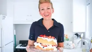 How to Make a Red White and Blue Angel Food Cake