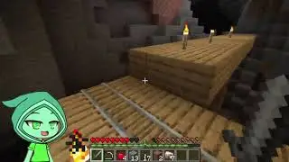 Playing Minecraft Until I Win Take 2: Exploring a Mineshaft (Day 3)