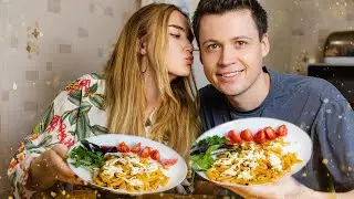 🍜 МАКАРОНЫ с МИДИЯМИ 🦪 МУКБАНГ асмр итинг еда спагетти паста лапша @kushat_prosto
