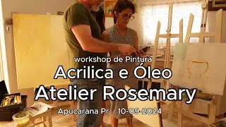 Workshop de Pintura Acrilica e Óleo - Atelier Rosy 10 09 2024