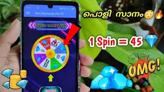 Spin And Win Free Fire Diamonds Malayalam 2021 || Get Free Fire Diamonds By Spinning ||