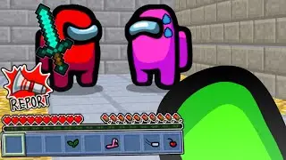 I Played MINECRAFT but its AMONG US