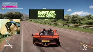 Going For That M4 - Live Forza Horizon 5 - Join Us, Leave a Comment - Thrustmuster T300 -