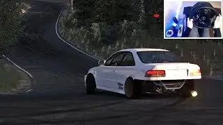 Honda Civic Touge Drifting Ebisu Circuit NORIYARO STYLE! [ASSETTO CORSA]