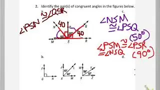 congruent angles