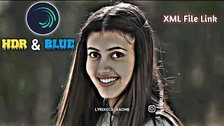 New HDR Blue Effect Video Editing on Alight Motion|New Trending Effect in AlightMotion| Brown Effect