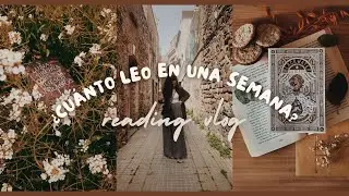 ¿Cuánto leo en una semana? READING VLOG Una Corona de Huesos Dorados y Blackwater | claushelf