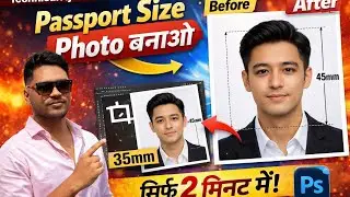 How to make Passport Size photo in Photoshop || New process in 2026