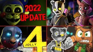 FNaC 4 2022 UPDATE, JOLLY 4 GAMEPLAY, POPGOES Arcade DLC, POPGOES Evergreen!!  - FNaF News